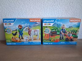 2 Playmobil Migros Mania Special Edition 72039 & 72040 OVP