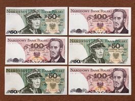 Warschau - Polen - Zlotych Set UNC - sehr schön