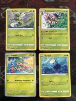 Pokemon Sammelkarten 4 Stück, neuwertig