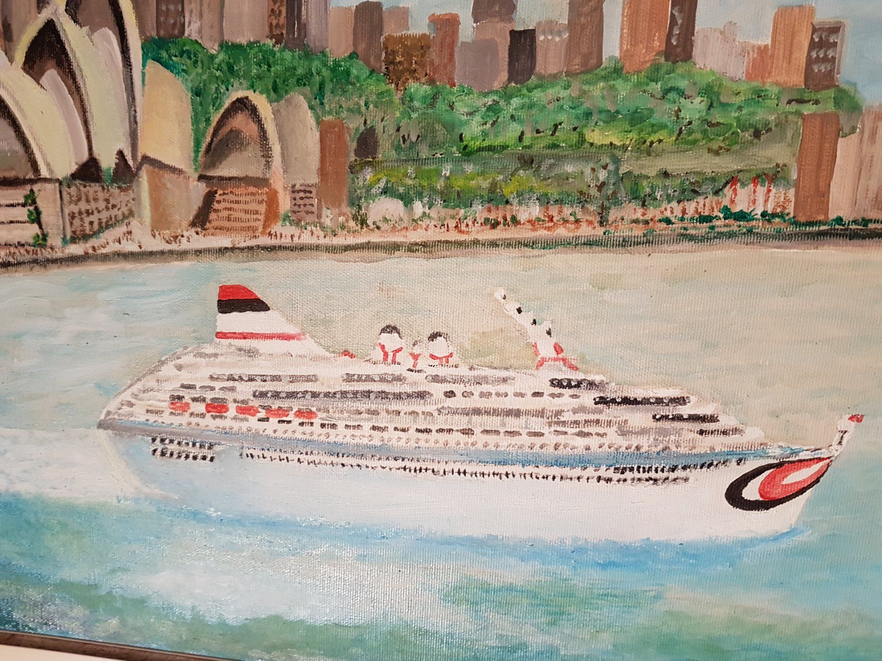 Gemälde: Sydney Opera House Signed A.B. 2011 – Gebraucht aus Glattbrugg von casabelavista 5