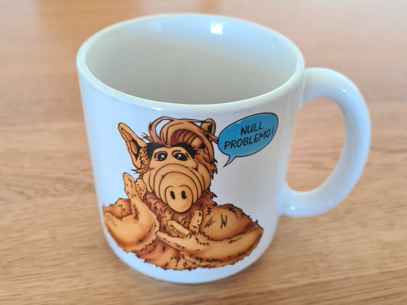 Tazze: Original Vintage ALF Null Problemo Tasse 1988 – Usato da Winterthur venduto da stufaphi