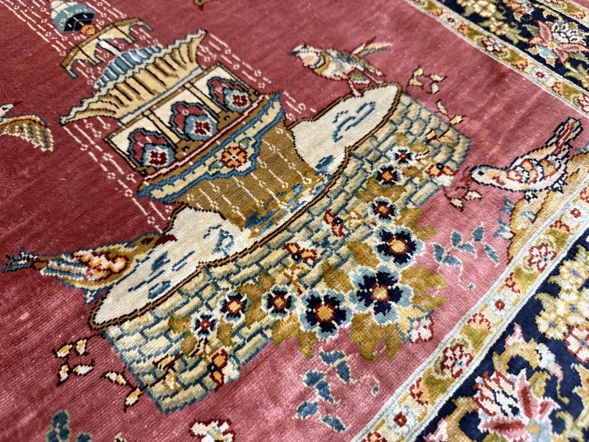 Tappeti: Hereke Özipek 76 x 53 cm - Seidenteppich – Usato da Bennau venduto da Mayer_Carpets 1
