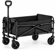 Klappbarer Bollerwagen schwarz