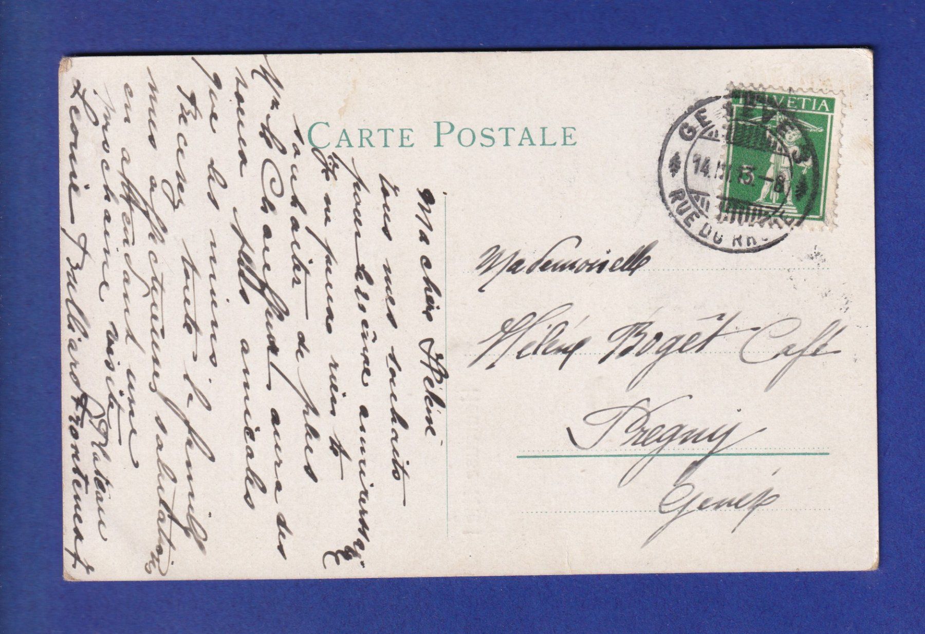 Cartoline postali: OISEAU - Mésange - Poème – Usato da Pully venduto da nicecards-shop 1
