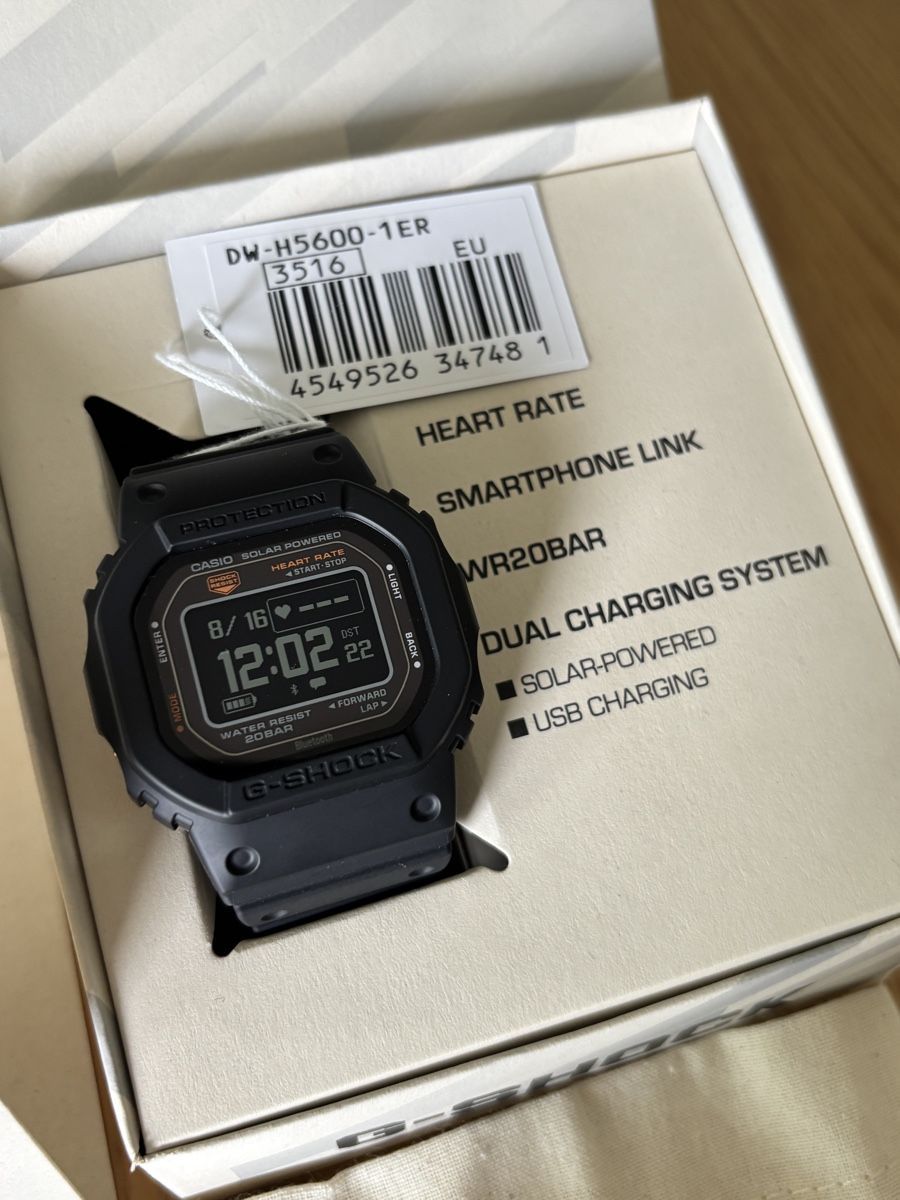 Casio Smartwatch: Casio G-Shock G- Squad Bluetooth Solar DW-H5600 – Neu und originalverpackt aus Mellingen von Guilhermefurlan 4