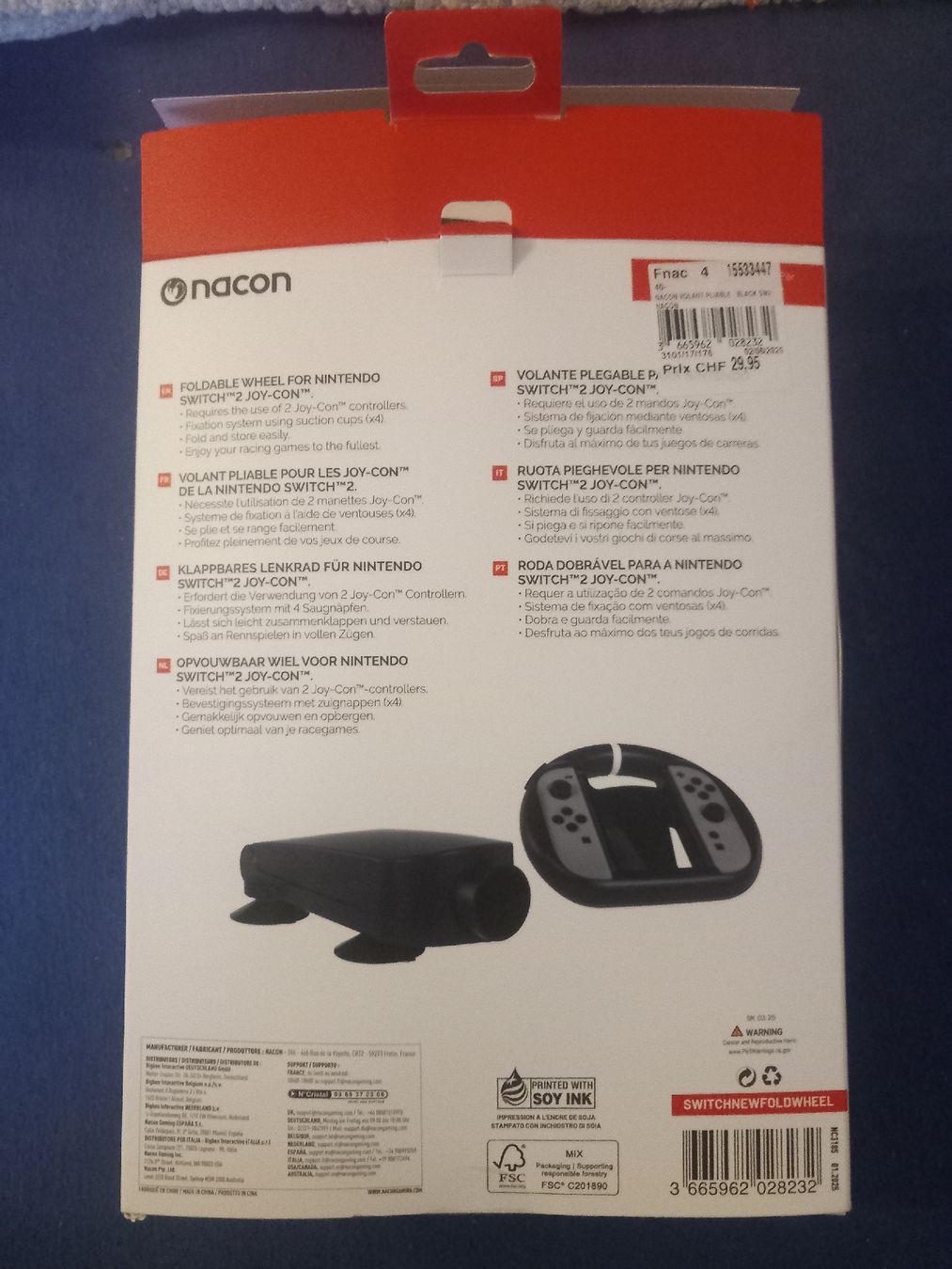 Controller: Volant pliable Nacon pour Nintendo Switch 2 Joy-Con – Neu (gemäss Beschreibung) aus Salavaux von Lune_Diurne 1