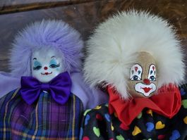 Handgemachte Clown Puppen, Vintage, Sammlerstücke, Top! 
