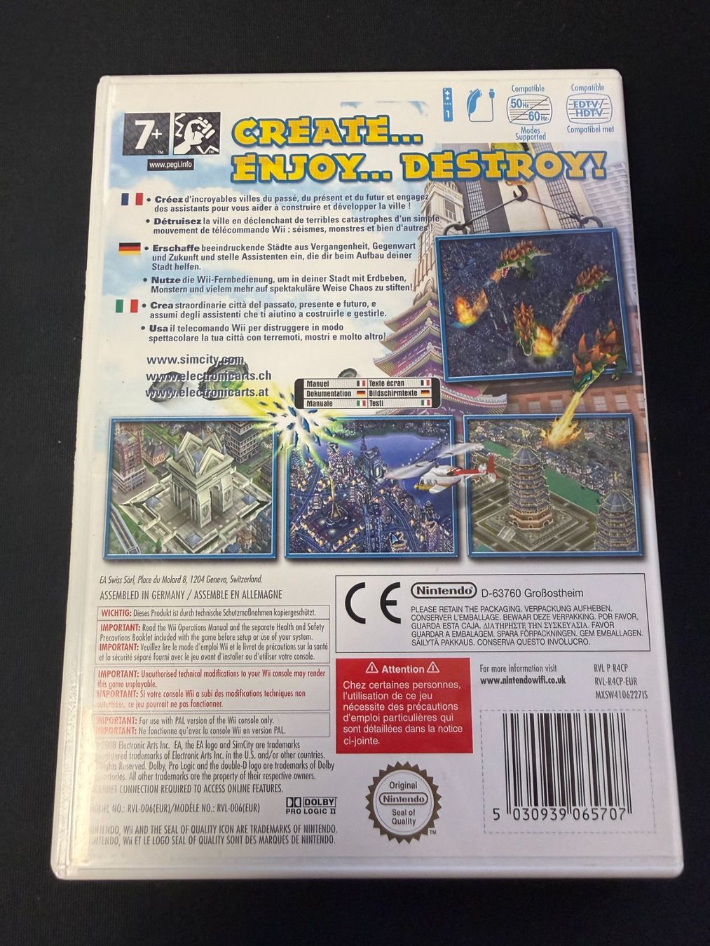Nintendo Giochi: SimCity Creator Wii – Usato da Pont-de-la-Morge venduto da Darfal 2