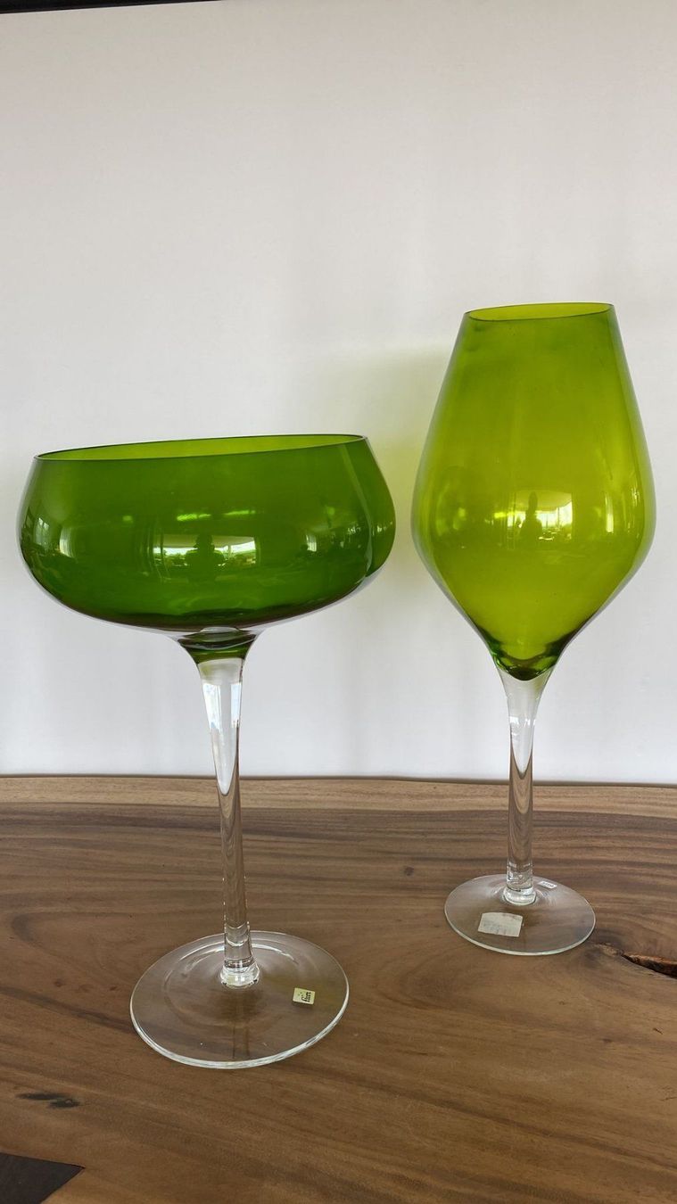 Tutte le decorazioni: Dekorations Glas, 2 Gläser 50 & 60cm – Usato da Dagmersellen venduto da Arcticsnow2017 2