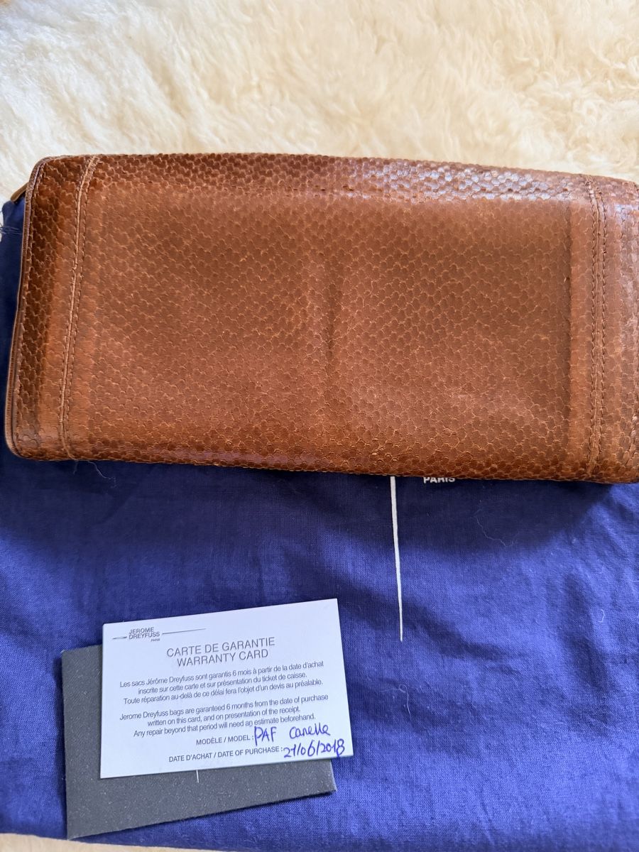 Jerome Dreyfuss Borse da donna: Pochette Jérôme dreyfuss en python – Usato da Lausanne venduto da Meganelausanne 3