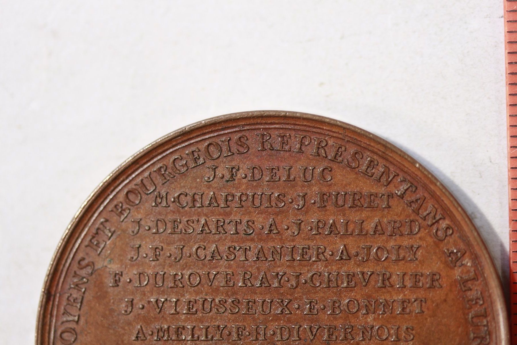 Medaillen: Medaille GENEVE 1767 – Gebraucht aus La plaine von 762 2