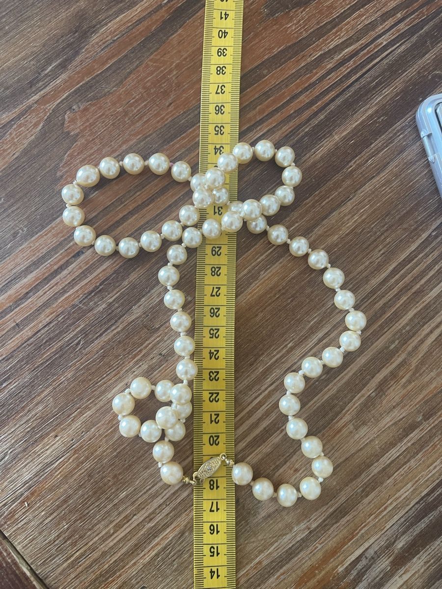 Ketten: Collier vintage 76 cm perles crème fermoir doré  – Gebraucht aus Kloten von Vermicelles 7