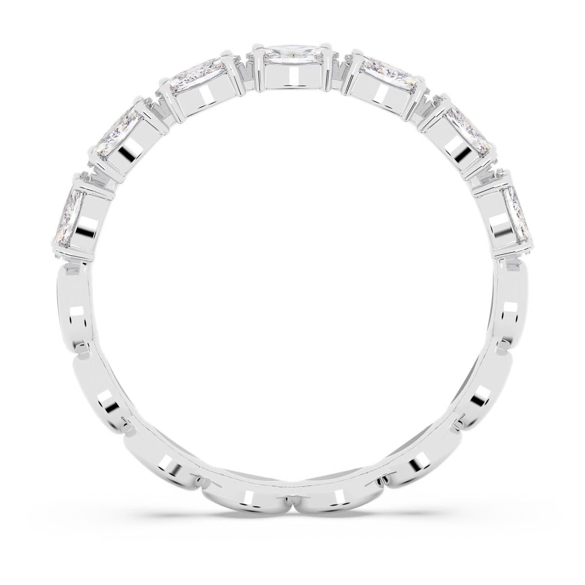 Swarovski Anelli: Matrix Vittore Ring Marquise Schliff, Weiß, Rhodiniert – Usato da Winterthur venduto da Fxbienne 2