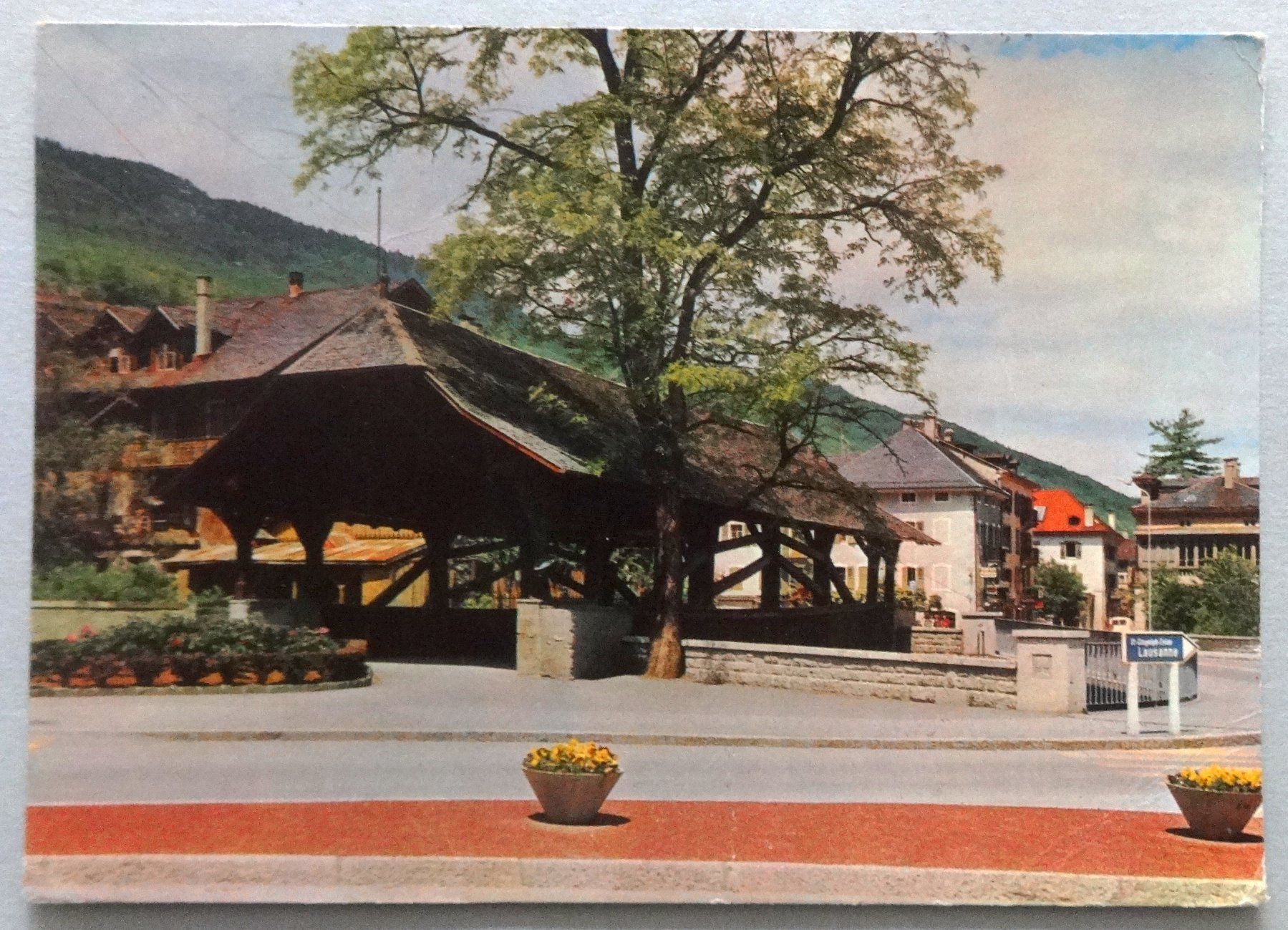 Cartoline postali: Monthey, pont couvert sur la Vièze – Difettoso da Fétigny venduto da Billy2miny