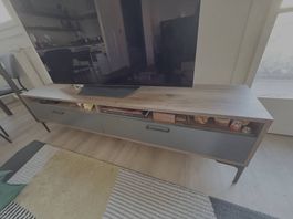 Meuble TV anthracite 180x47cm