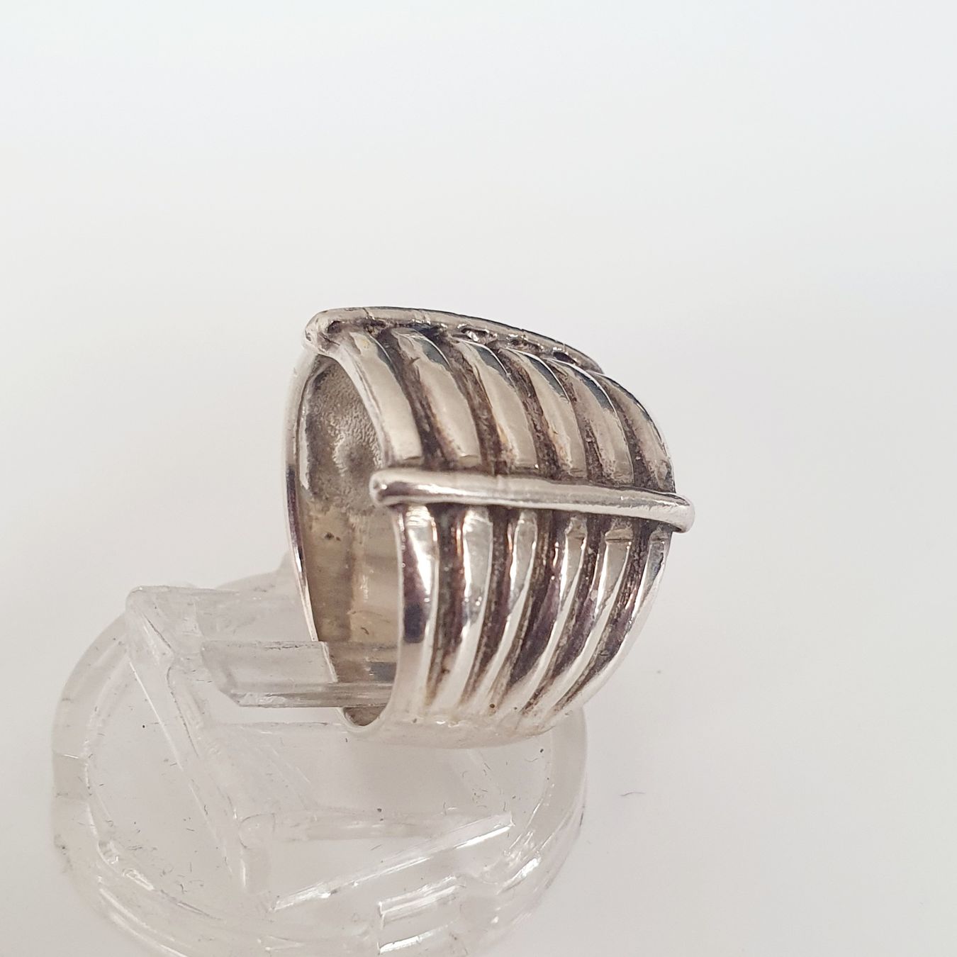Anelli: Silberring 925 breites Design Gr 17,2 mm – Usato da Kreuzlingen venduto da Wunderkiste123 5