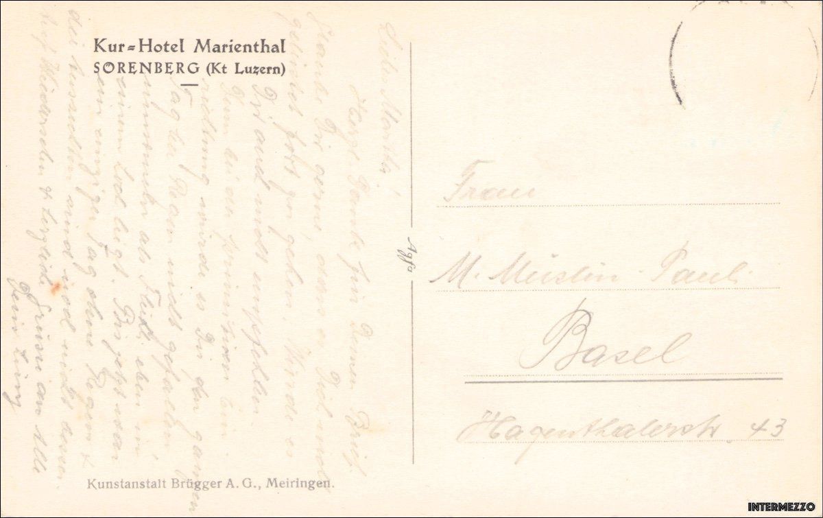 Cartoline postali: Sörenberg // Dorf Kirche – Usato da Basel venduto da intermezzo12 1