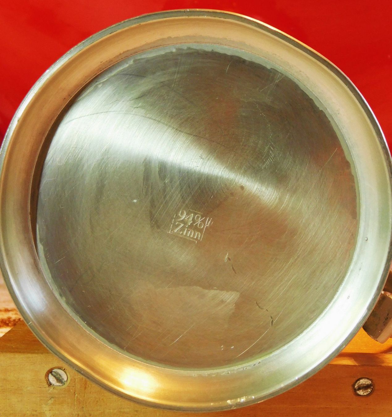 Caraffe: Wunderschöne Vintage Zinn Krug – Usato da Emmenbrücke venduto da Ulisse-22 5