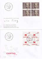 Lot 8 Briefe FDC 4er Block  2001