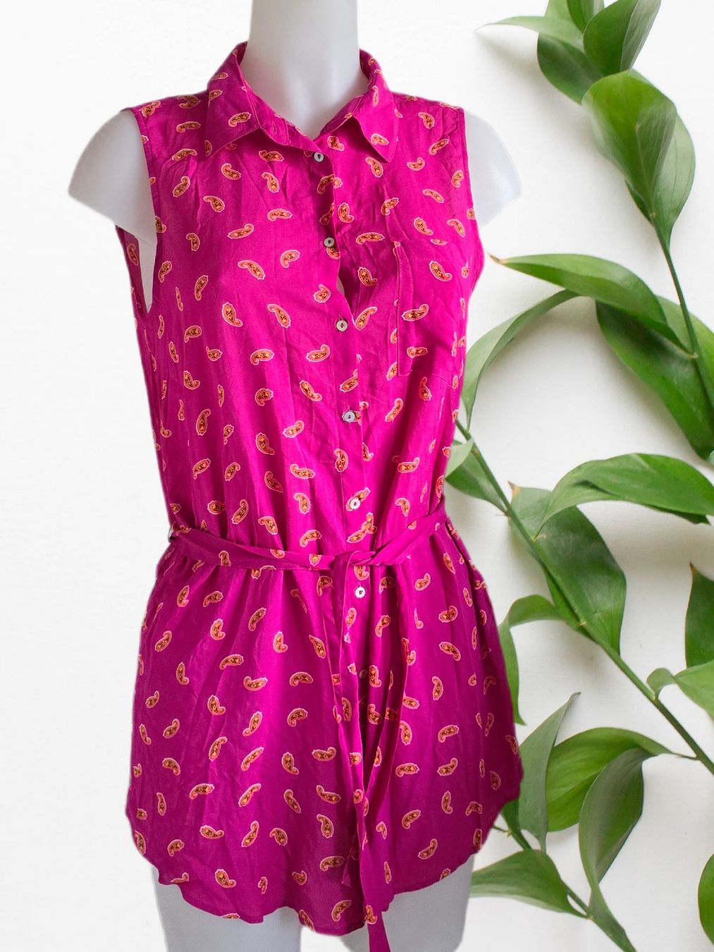 C&A Tuniche: Sommer Tunika - Pink gemustert - Gr. 38 – Nuovo e nell'imballaggio originale da Aarburg venduto da Hystoria 3