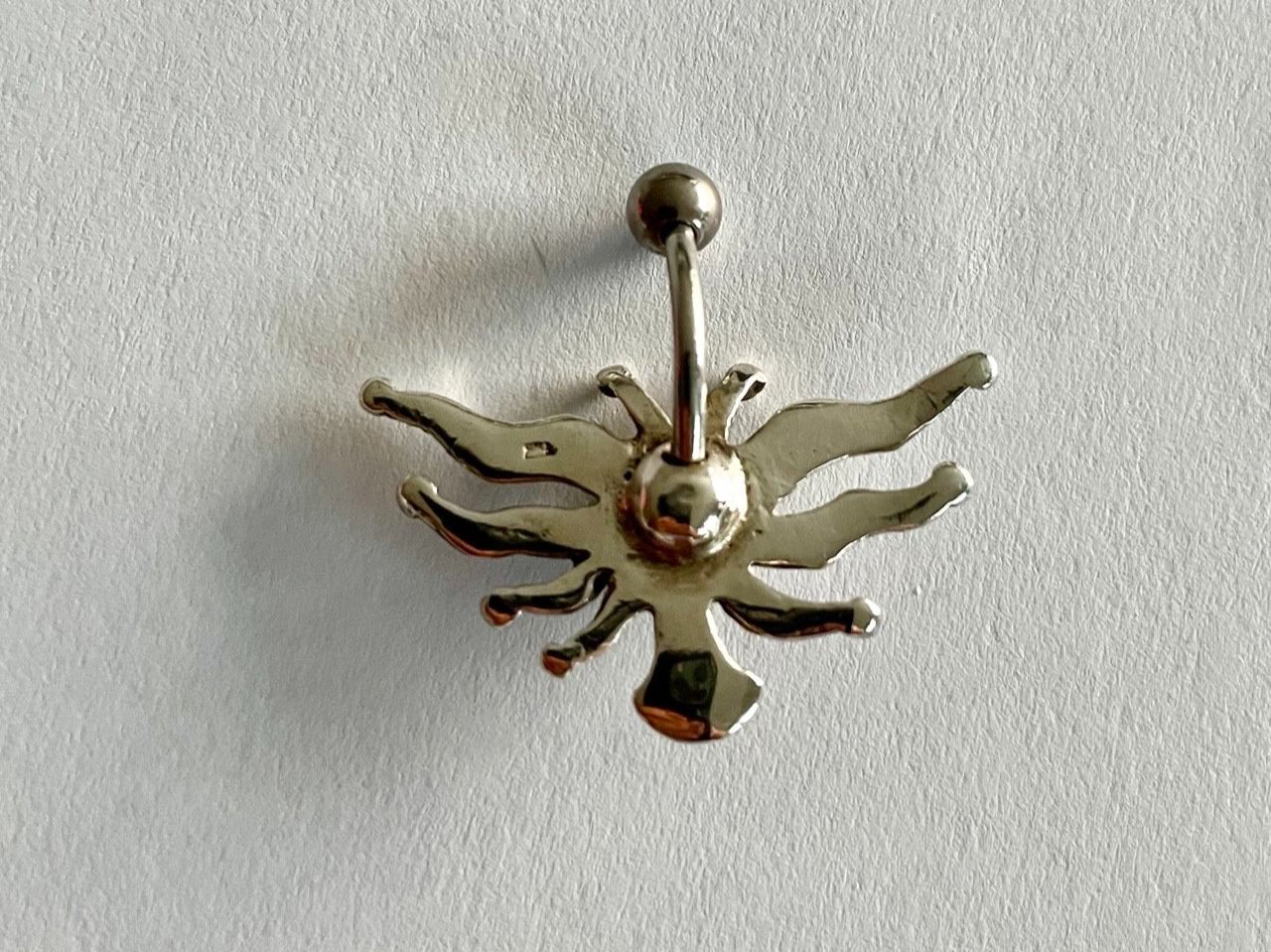 Gioielli per piercing: Piercing silber-hellblauer Stein – Usato da Schindellegi venduto da Moom1402 2
