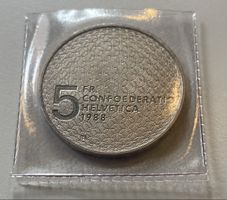 5 CHF 1988 commemorative
