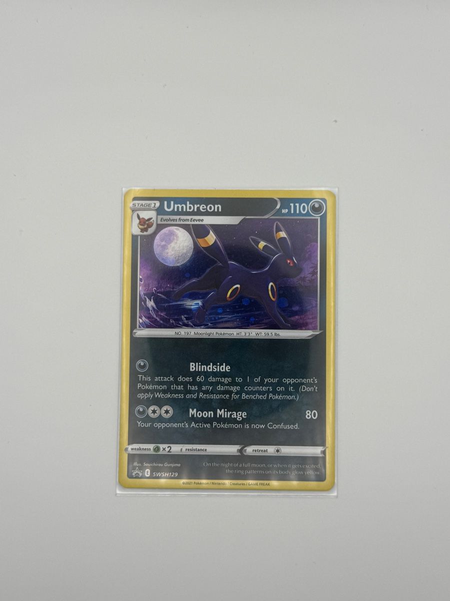 Cartoline: Pokémon Umbreon SWSH129 Promo – Nuovo (secondo la descrizione) da Dietikon venduto da HIVE-Games