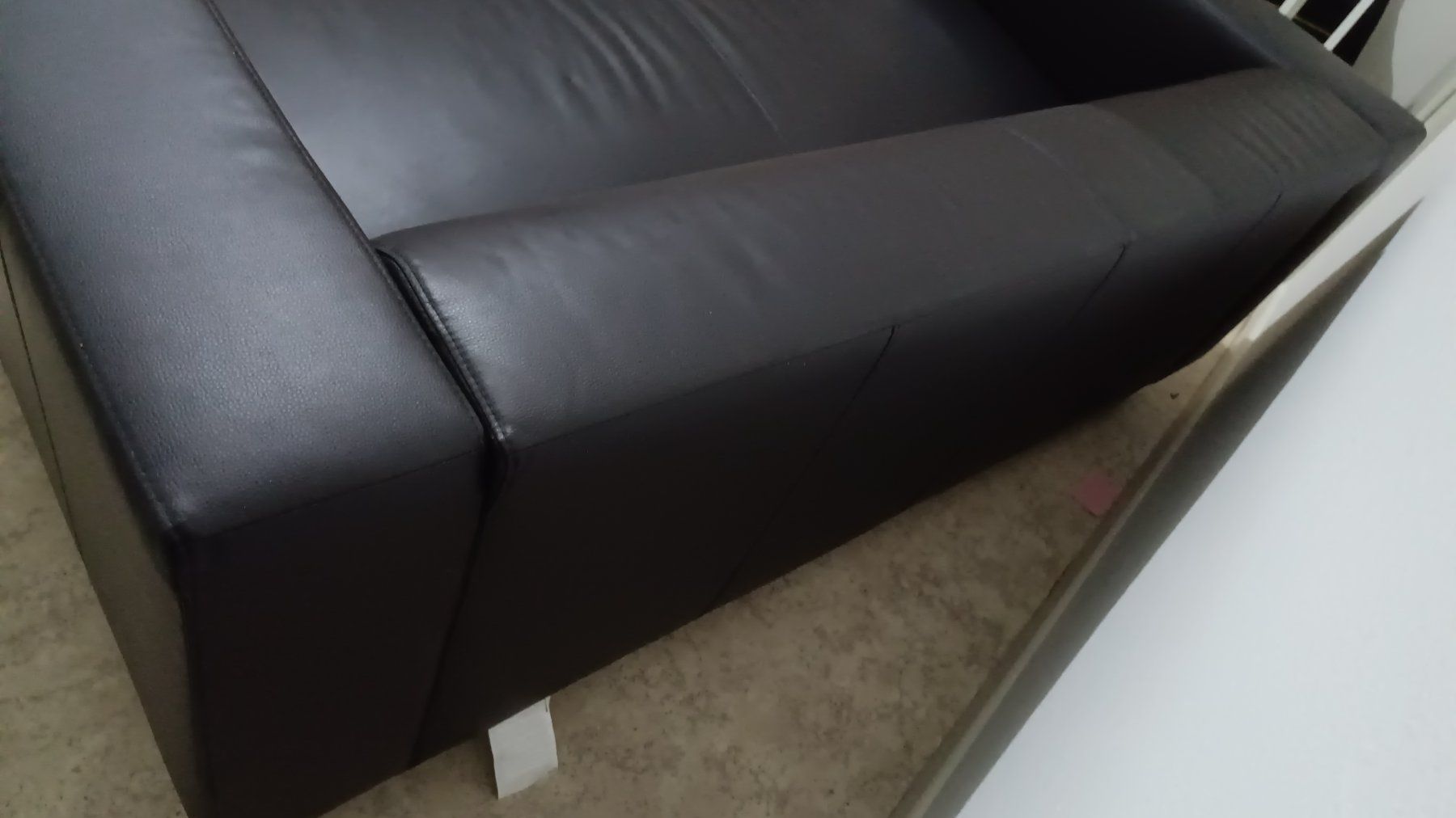 Ikea Sofas: Echtleder Sofa Schwarz IKEA – Gebraucht aus Riva San Vitale von MJB55 3
