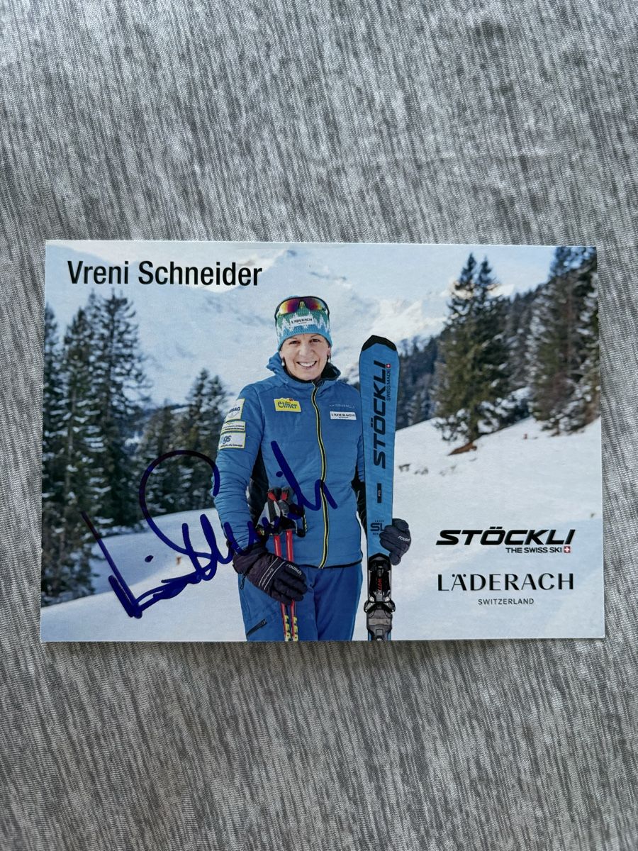 Autogramme: Vreni Schneider Original Autogramm – Gebraucht aus niederbipp von LaHabana1