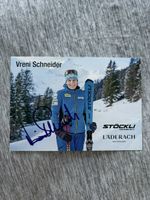 Vreni Schneider Original Autogramm