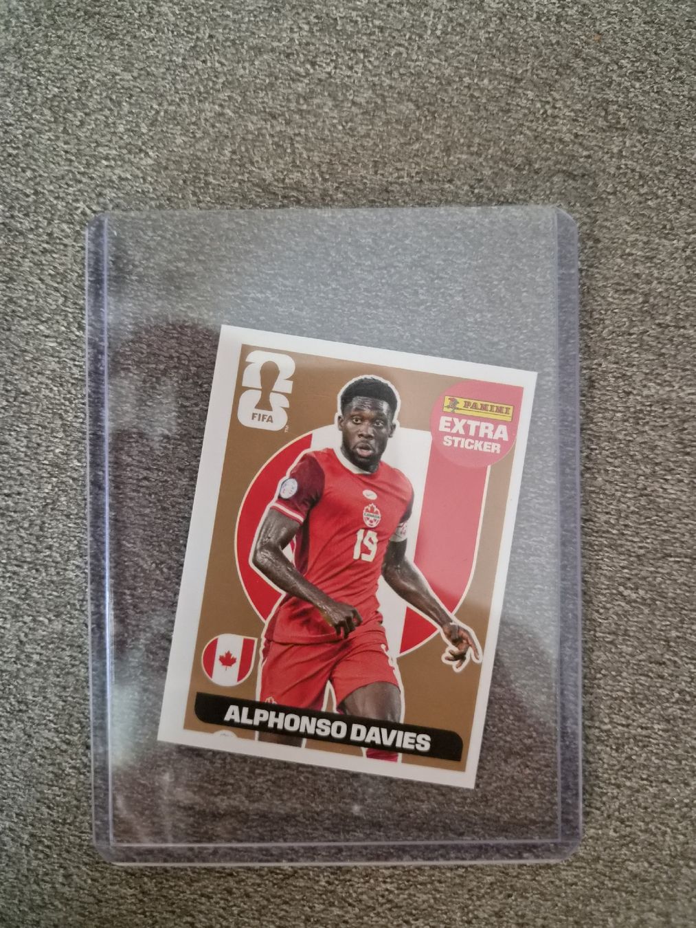 Panini Carte collezionabili: Alphonse Davies extra sticker bronze – Usato da Lausanne venduto da sma_8y7n