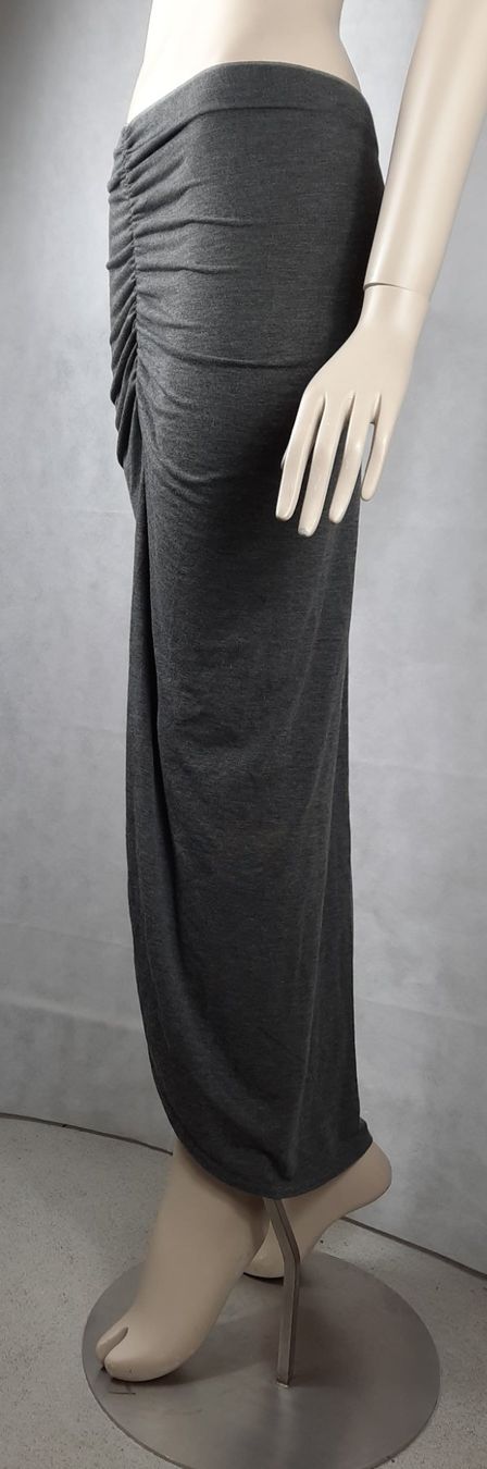 Boohoo Gonne: BOOHOO Stretch-Jersey Rock Mit Raffungen Grau Gr.34 – Nuovo (secondo la descrizione) da Seuzach venduto da VT-Collections2 2