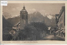 Champery - L'Eglise et les Dents Blanches