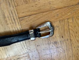 Gurt Leder schwarz