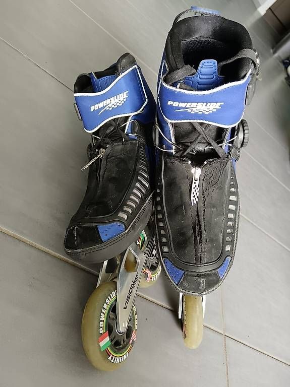 Inline-Skating & Rollschuhe: Rollers Powerslide R4  pointure 43 – Gebraucht aus Sion von Keno444 1