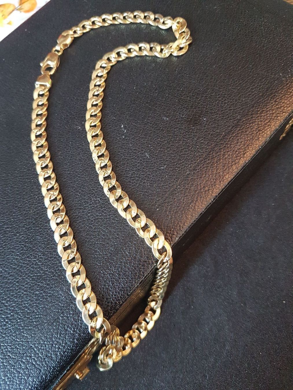 Catenine: Edle Panzerkette aus 18 Karat Gold – Nuovo (secondo la descrizione) da Unterägeri venduto da Altgoldschmuck 1