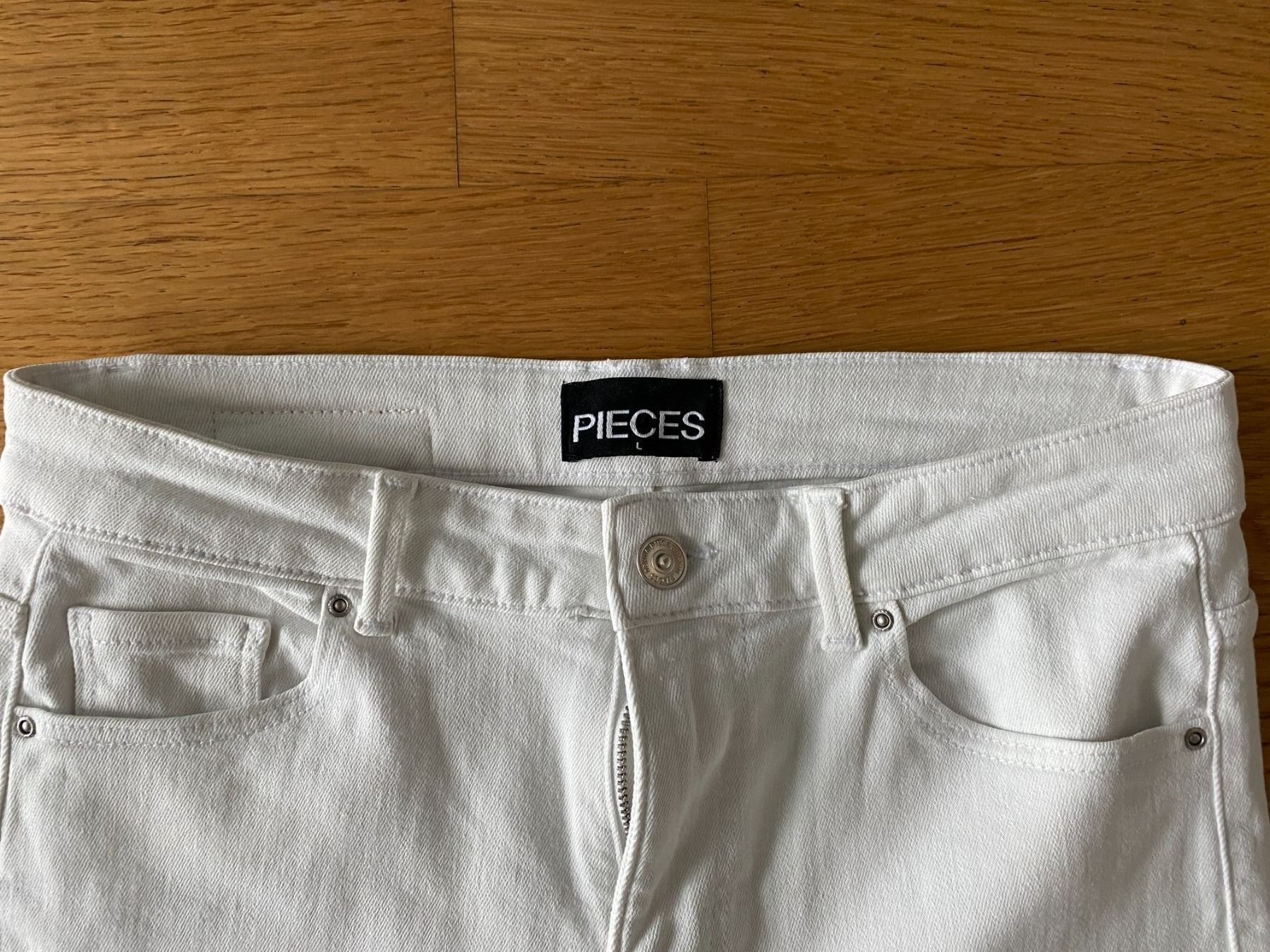 Jeans: Weißcreme Jean von Pieces Gr.L – Gebraucht aus Duebendorf von Alexandertreyer 4