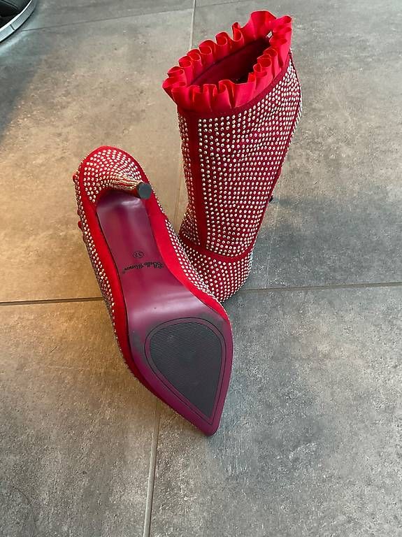 Damenschuhe: Glitzer Heel Stiefelette – Gebraucht aus Erlinsbach SO von Adica 2