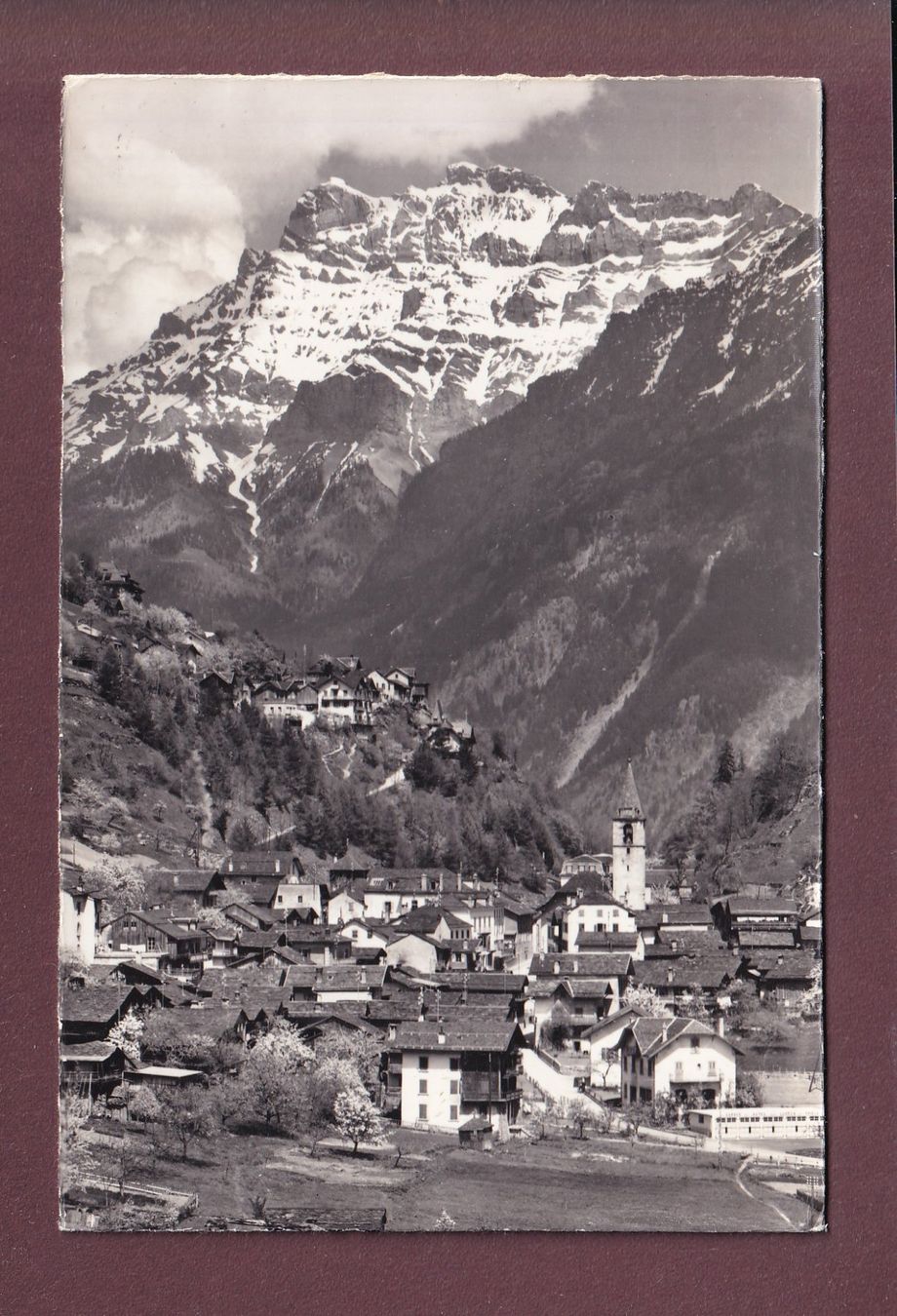 Ansichtskarten: SALVAN - Dent de Morcles – Gebraucht aus Pully von nicecards