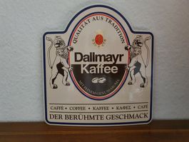 Emailschild Dallmayr Kaffee Cafe Logo Emaille Schild Reklame
