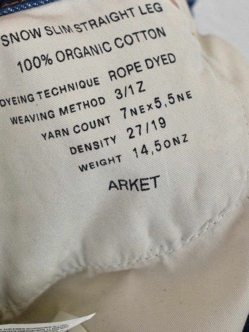 Arket Jeans: Arket Snow Slim Straight Jeans, Gr.27 – Usato da Nürensdorf venduto da 2ND_STORY 4