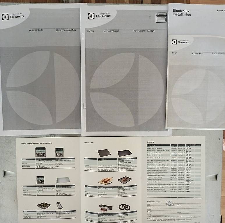 Electrolux Elettrodomestici da cucina: Electrolux Kompakt-Steamer EBCGL7SPTop Zustand! – Usato da Buchs AG venduto da Seggi82 3