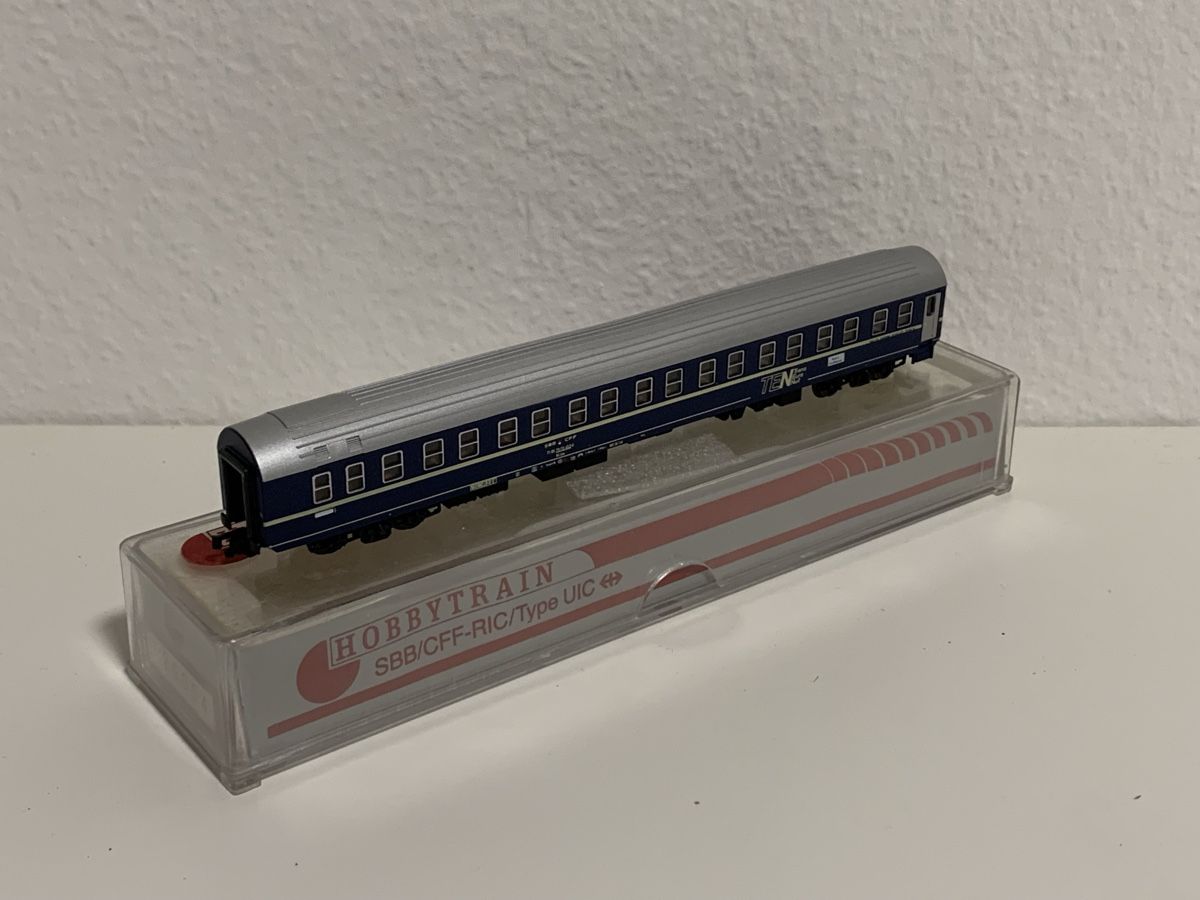 Modellini di ferrovie: Spur N Liegewagen SBB TEN uic-x – Usato da Neuenegg venduto da Mazdanier