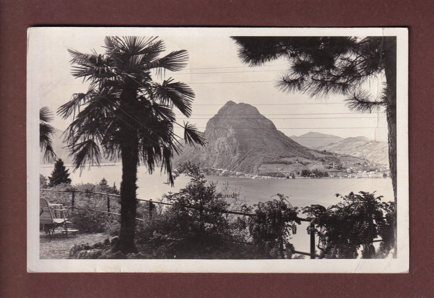 Cartoline postali: LUGANO e San Salvatore - 1929 // pli // – Usato da Pully venduto da nicecards