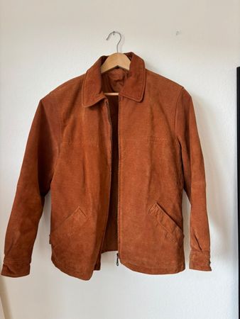 Vintage Wildlederjacke Grösse 36