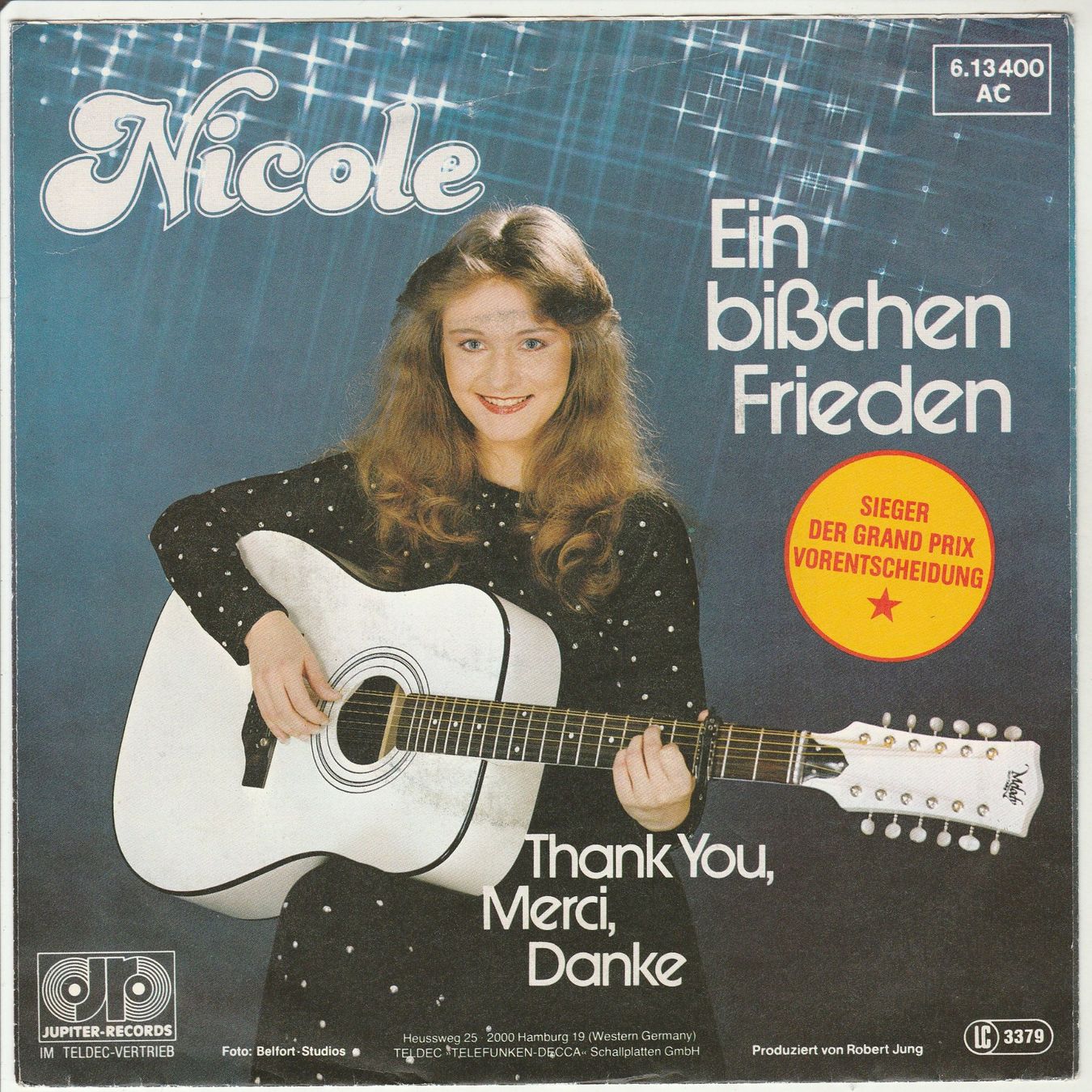 Schallplatten: Nicole - Ein bisschen Frieden 7" Vinyl ESC Winner 1982 – Gebraucht aus Tübach von JamesStone 1