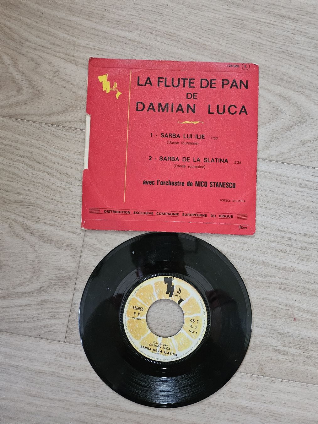 Schallplatten: Vinyle rare - La flute de Pan de Damian Luca – Gebraucht aus La Joux FR von car_ck96 1