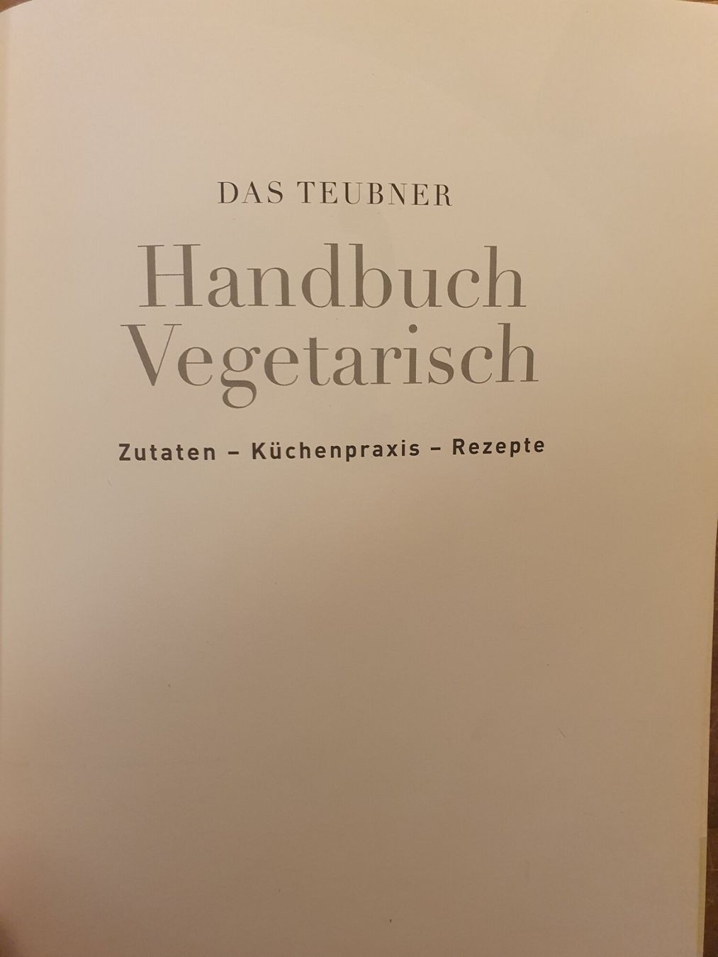 Libri: Das Teubner Handbuch Vegetarisch – Usato da Zürich venduto da dialout 1
