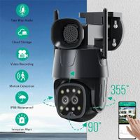 Wifi-IP-Kamera PTZ HD 2MP Dual Lens 2.8mm,Gratis Memory 32G