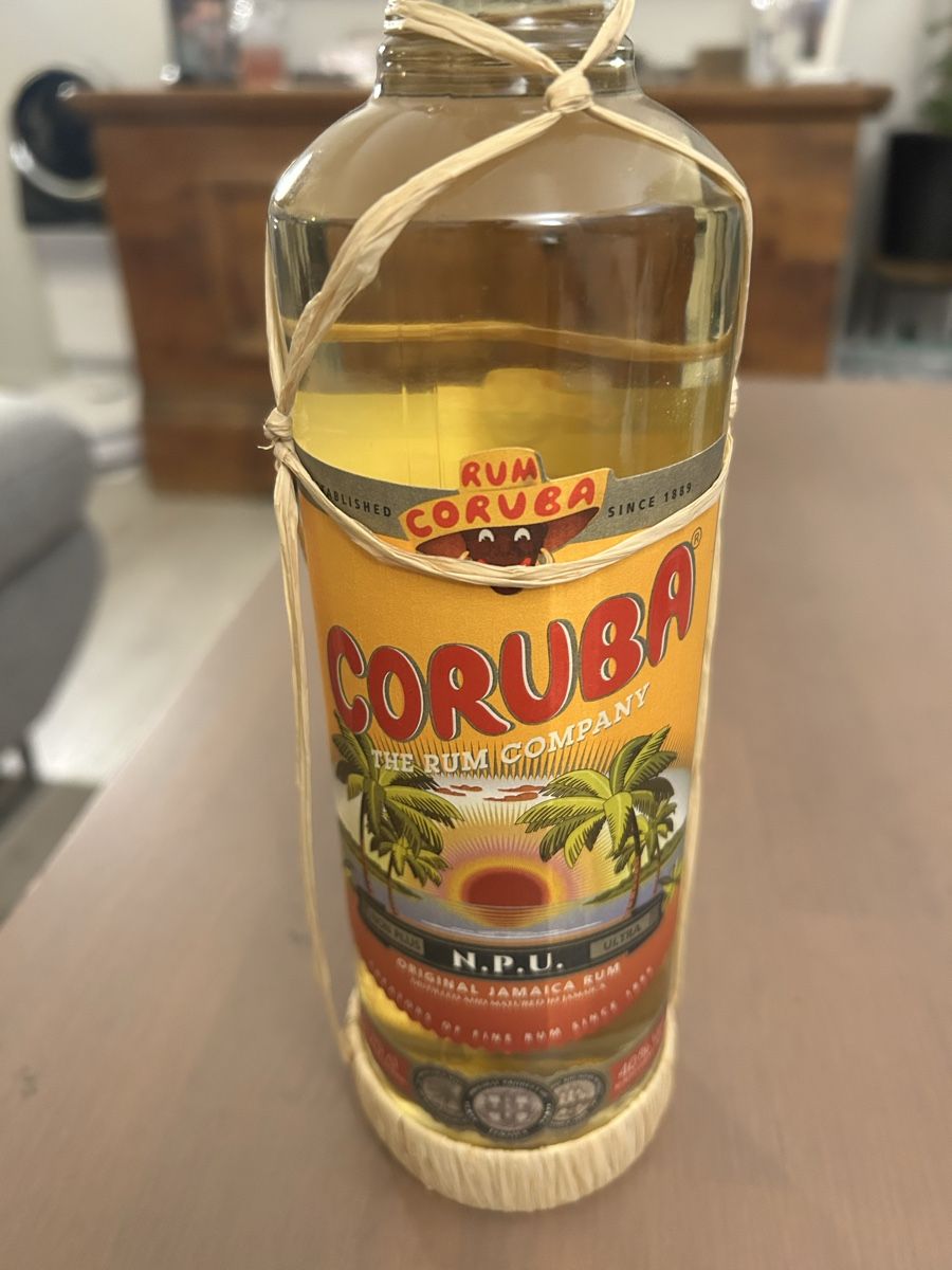 Coruba Spirituosen: Coruba N.P.U. Ungeöffnet altes Design – Neu und originalverpackt aus Basel von Negroni94